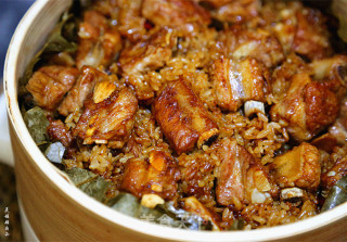 Steamed Ribs with Glutinous Rice recipe