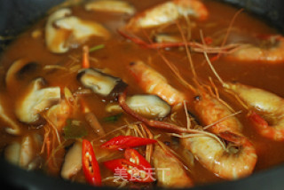 Tom Yum Goong Hot Pot recipe