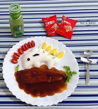 Eel Dolphin Rice#夏懒人饭# recipe