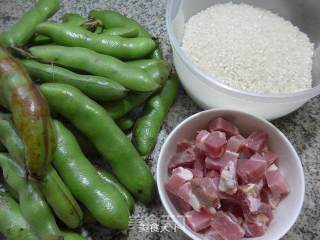 Bacon and Broad Bean Rice recipe