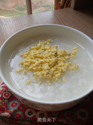 Egg Yolk Porridge recipe