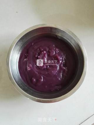 #aca烤明星大赛#purple Sweet Potato Soda Biscuits recipe