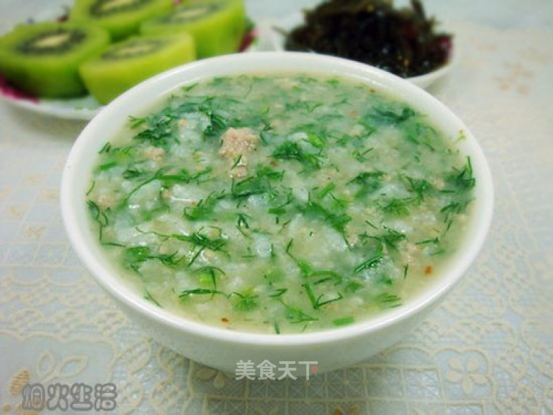 A Delicious Breakfast Porridge-fennel and Lean Meat Porridge recipe