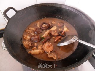 Stewed Chicken with Mushrooms recipe