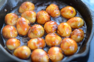 Sweet and Spicy Tiger Skin Quail Eggs recipe