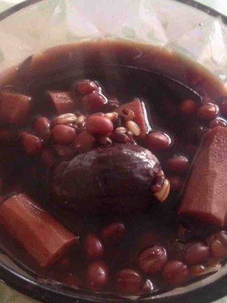 Red Bean Oats and Black Rice Porridge