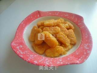 Baked Pumpkin with Egg Yolk recipe