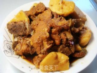 Healthy and Oil-free-braised Pork Ribs with Taro Flavor recipe