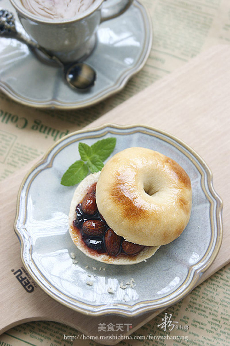 American's Most Popular Boiled Bread-almond Blueberry Qq Bagel recipe