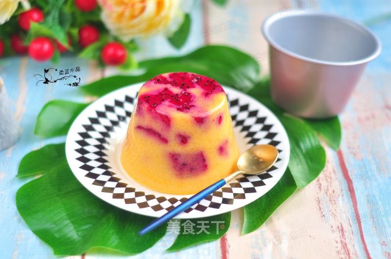 Red Pitaya Pudding