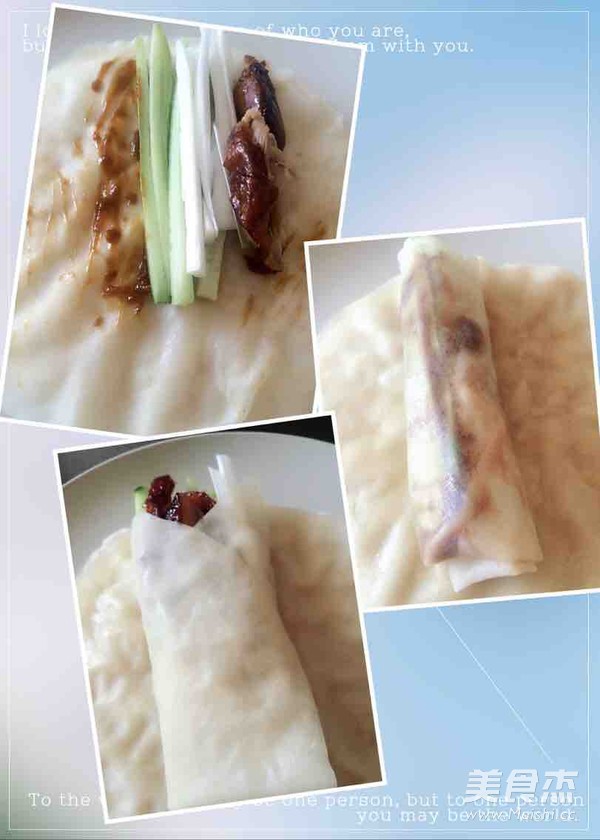 Roasted Duck Leg Burrito recipe