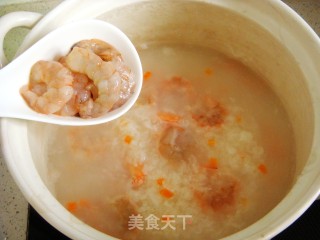 Vegetable Shrimp Congee recipe