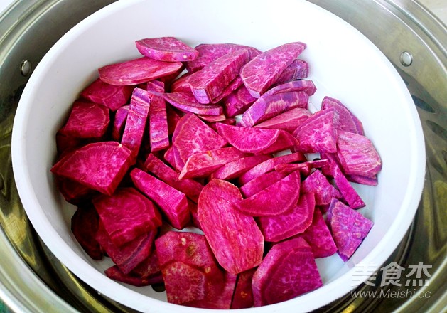 Bawang Supermarket｜snowy Mooncake with Purple Sweet Potato Filling recipe
