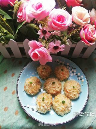 Steamed Carrot Balls recipe