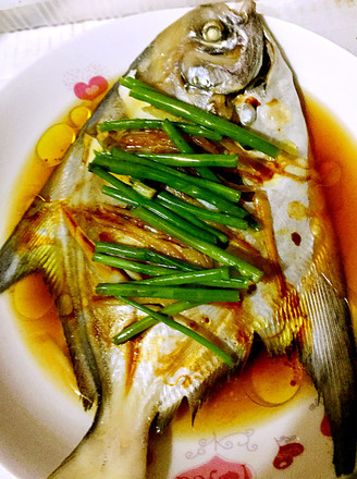 Steamed Pomfret recipe