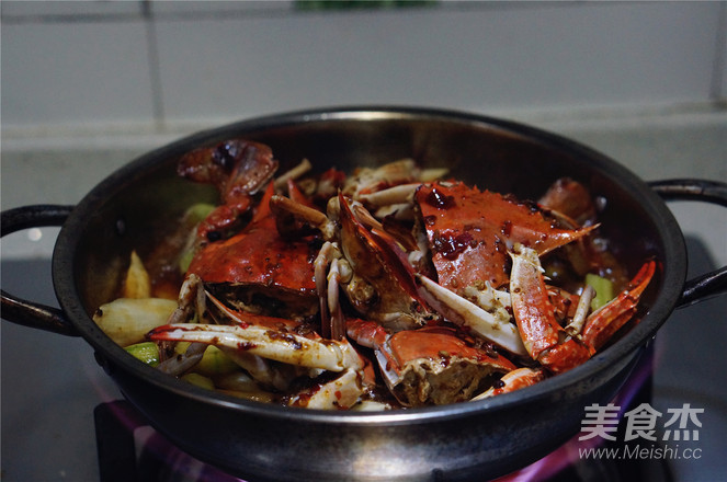 Seasonal Vegetable Dry Pot Crab recipe