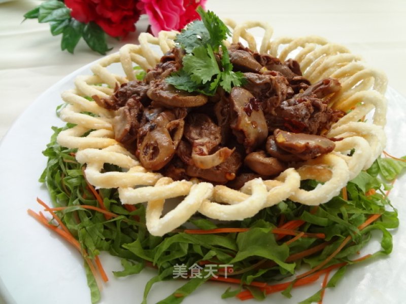Chicken Hearts in Red Oil (made with Noodle Container) recipe