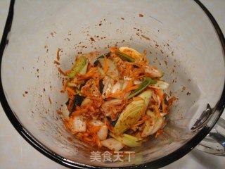 Homemade Korean Kimchi (cabbage) recipe