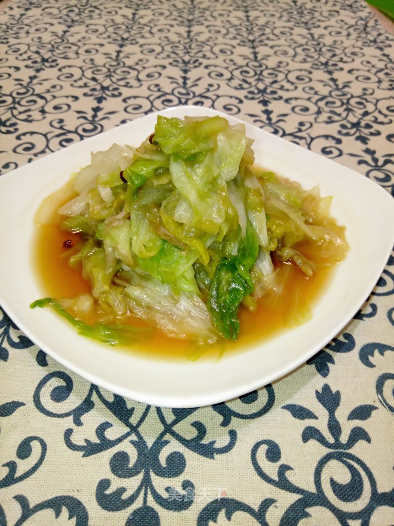 Lettuce in Oyster Sauce recipe