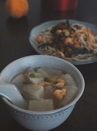 Bamboo Fungus, Winter Melon and Scallop Soup recipe
