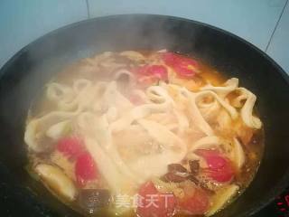 Tomato Beef Noodles recipe