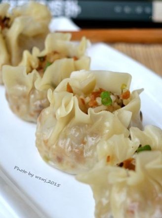 Cantonese Dried Bamboo Shoots and Shiitake Mushroom Shaomai recipe