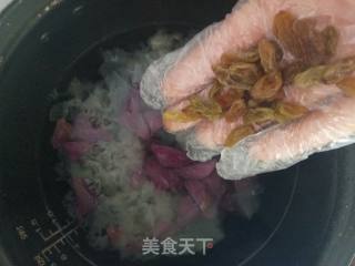 Purple Sweet Potato and Tremella Soup recipe