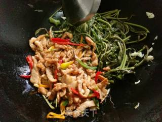 Stir-fried Shredded Pork with Spring Sprouts recipe