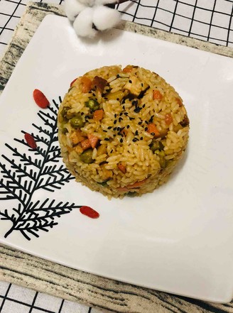 Five-color Fried Rice with Seasonal Vegetables recipe