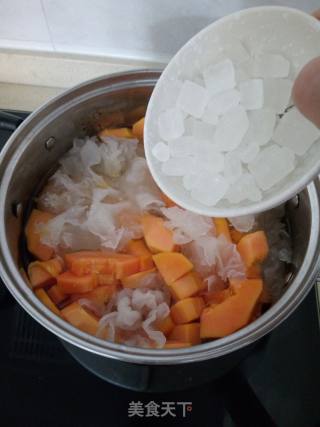 Papaya Tremella Syrup recipe