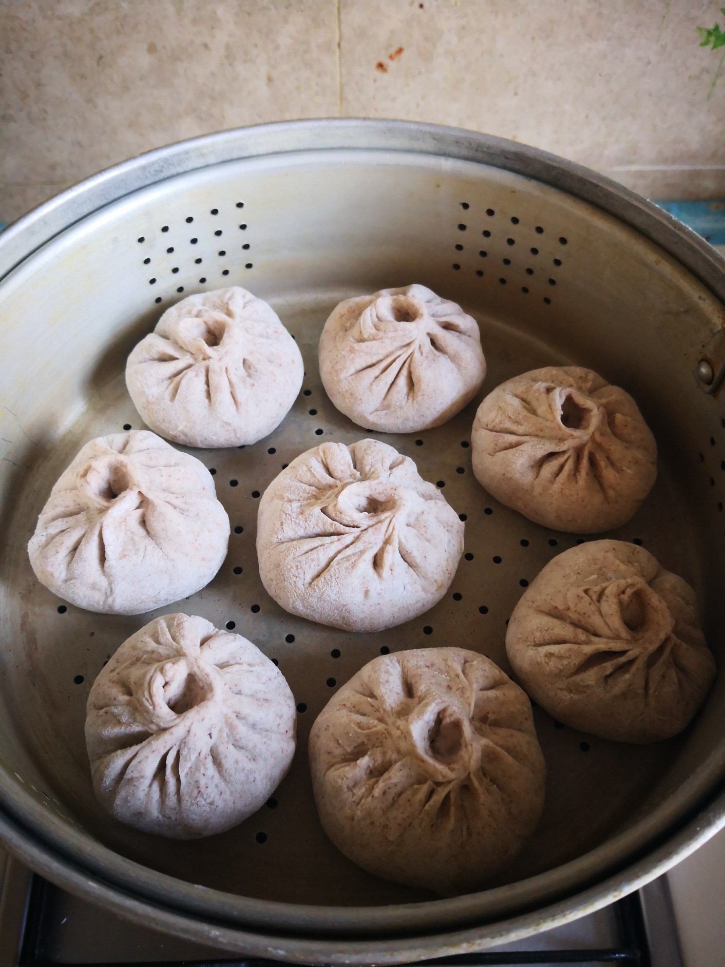 Whole Wheat Meat Buns recipe