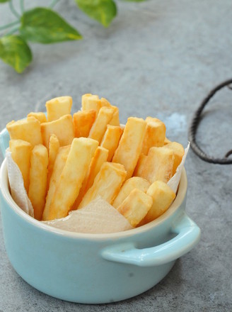 Fried Yam Sticks recipe