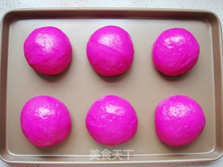 Dragon Fruit Soft European Buns recipe