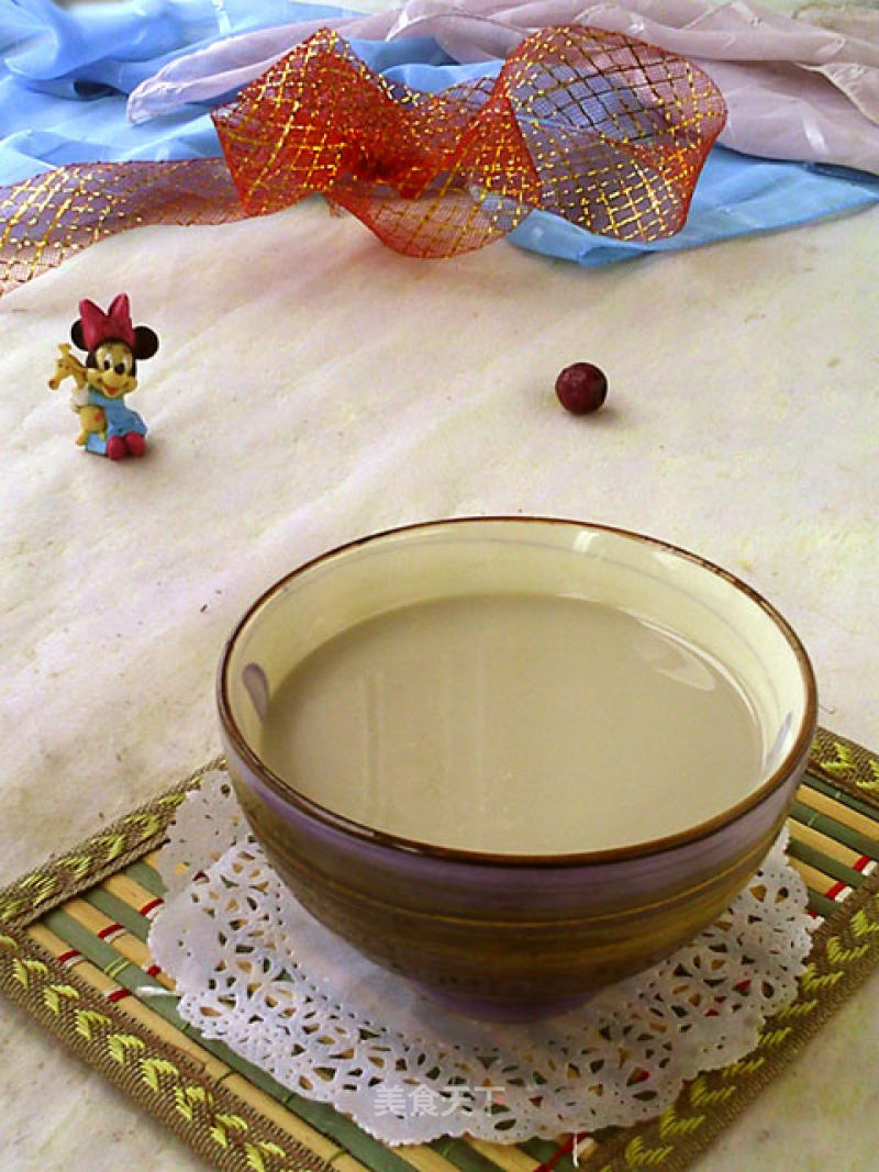 Mung Bean and Lotus Seed Soy Milk recipe