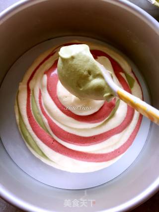 #trust of Beauty#three-color Chiffon Cake recipe