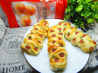 Ham Sausage Bread recipe