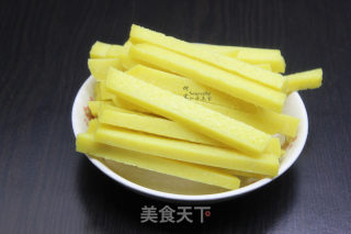 The Southern Taste of The New Year, Fried Rice Cake with Winter Bamboo Shoots recipe