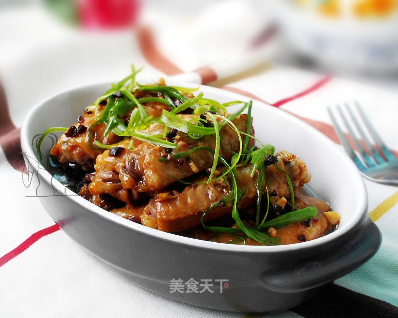 #trust之美# Steamed Chicken Wings with Black Bean Sauce recipe