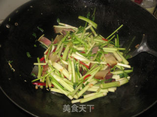 Stir-fried Celery with Bacon recipe