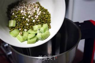 Barley, Cucumber and Mung Soy Milk recipe