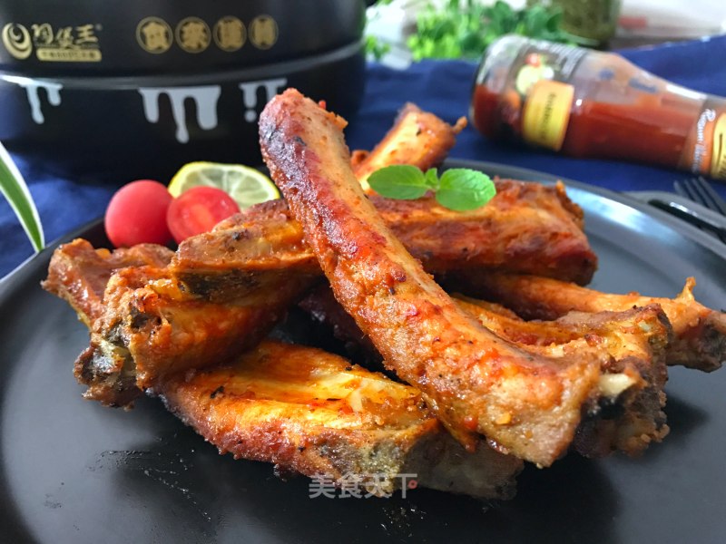 Grilled Ribs with Cumin Pork Sauce