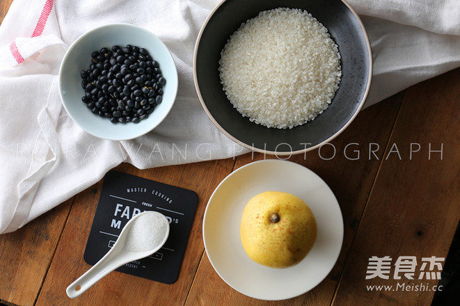 Sydney Black Bean Rice Porridge recipe