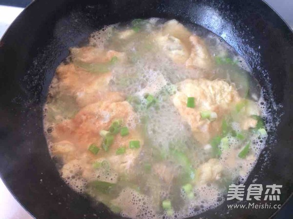 Loofah and Egg Soup recipe