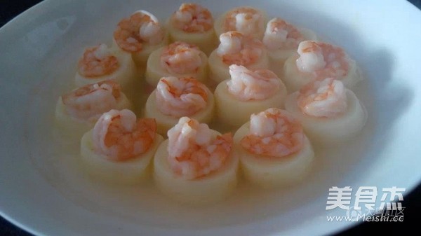 Steamed Shrimp with Japanese Tofu recipe