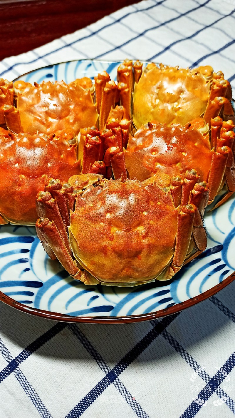 Steamed Hairy Crabs recipe