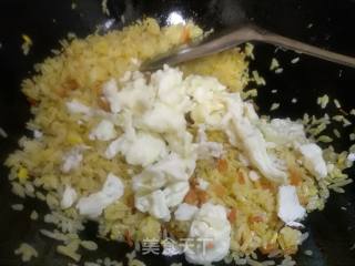 Fried Rice with Golden Scallop and Hibiscus recipe