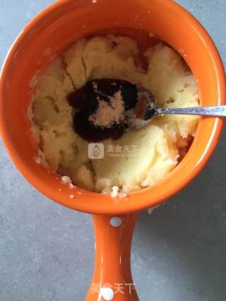 #aca烤明星大赛#roasted Potatoes and Shrimp Balls recipe