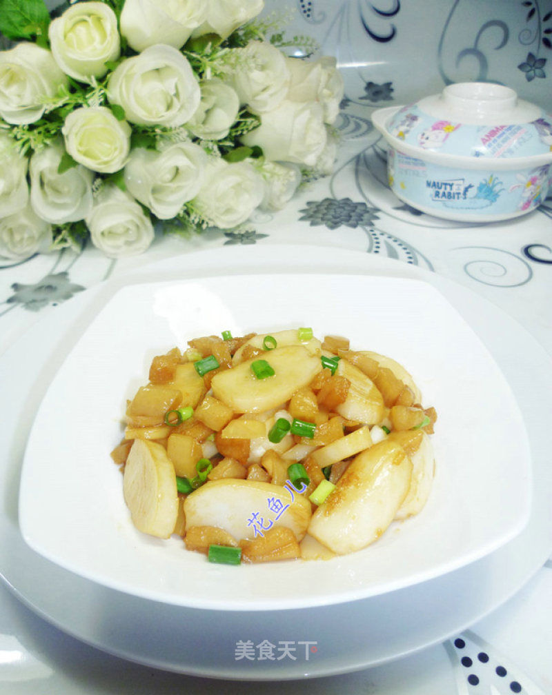 Stir-fried Rice Cake with Dried Radish recipe