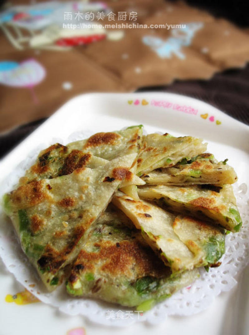 Less Frying for Delicious Pancakes [cumin Scallion Pancakes] recipe