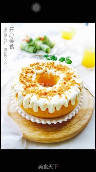 #新良第一节烤大赛# Pumpkin Chiffon Cake recipe